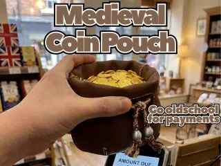 Tap to Pay Medieval Coin Pouch - Go Old School