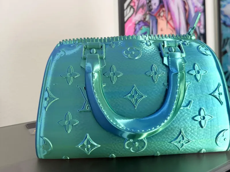 LV bag vase makeup holder