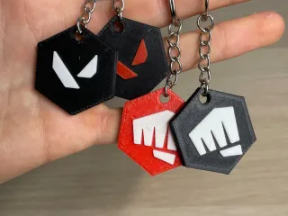 Valorant Inspired Keychains