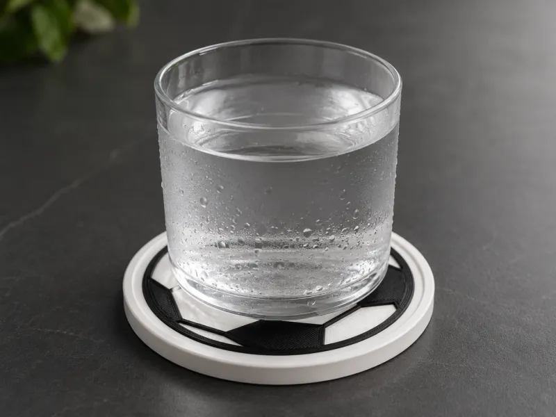 Football / Soccer Ball Drink Coaster