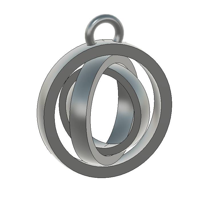 Christmas Tree Rolling Ring