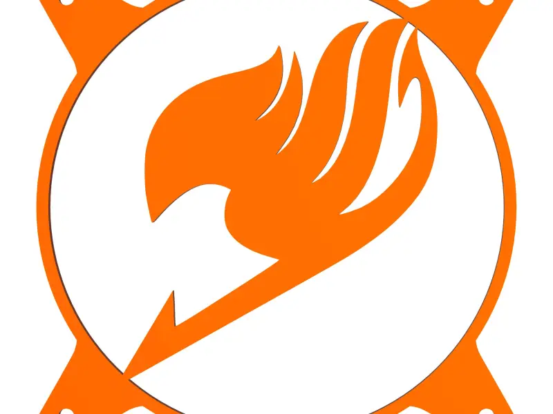 Fairy Tail - Custom 120mm Fan Grill Face Plate Cover