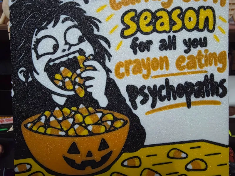 candy corn season funny sign
