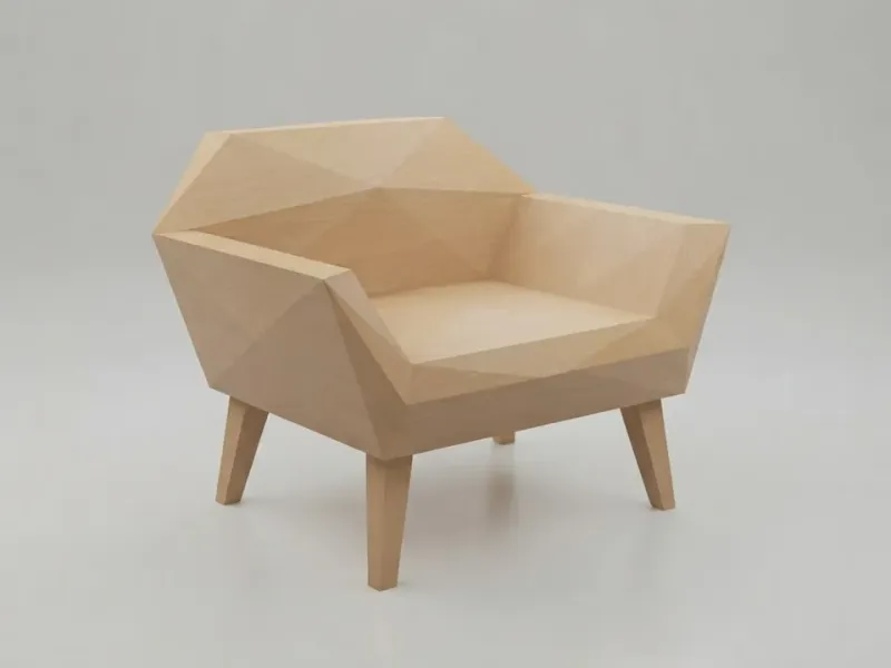 Low Poly Armchair