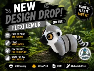 Layer Llama - Flexi Lemur