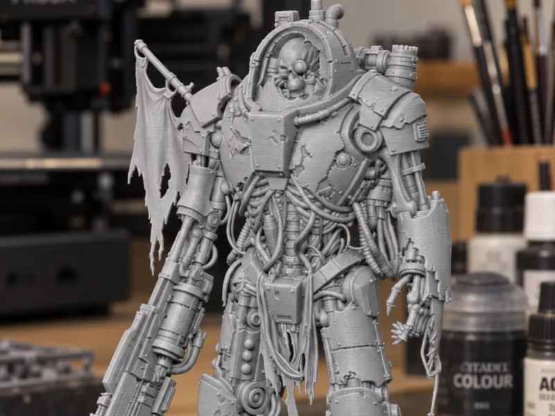 FREE Undead Nekro-Mecha warrior
