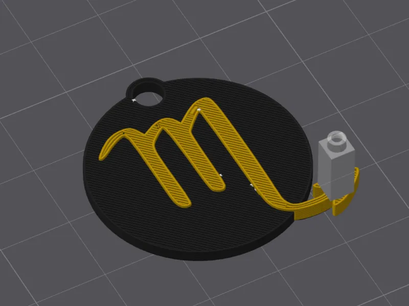 Scorpio zodiac keyring - Llavero zodiaco escorpio