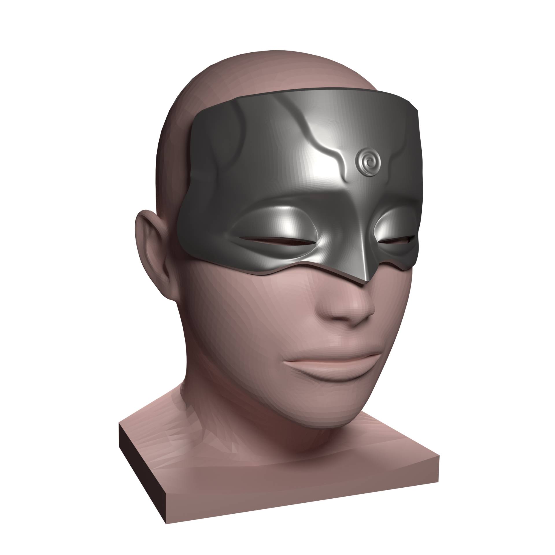 Free Cosplay STL Download - Tranquil Buddha Mask