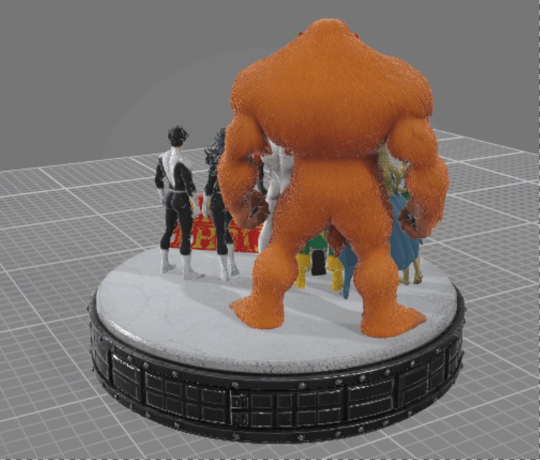 ALPHA FLIGHT - Complete Diorama Collectible Figure Set