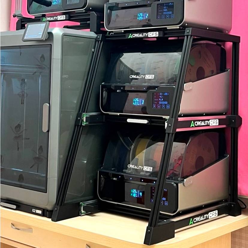 soporte de 3 CFS con raíles deslizantes (no giratorios)