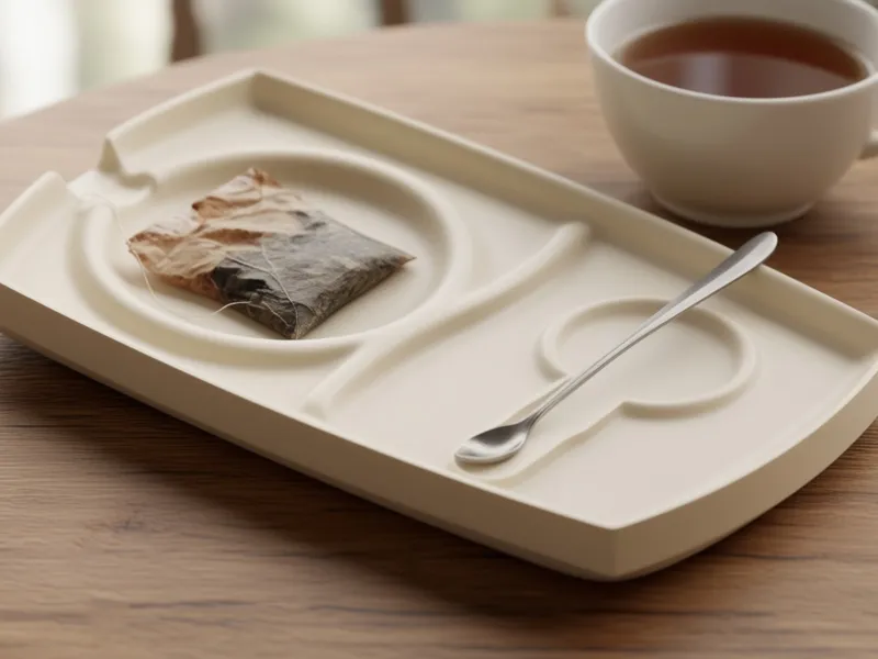 TeaTide: Spoon and Tea Bag Drip Rest