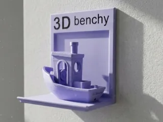 support for 3D benchy