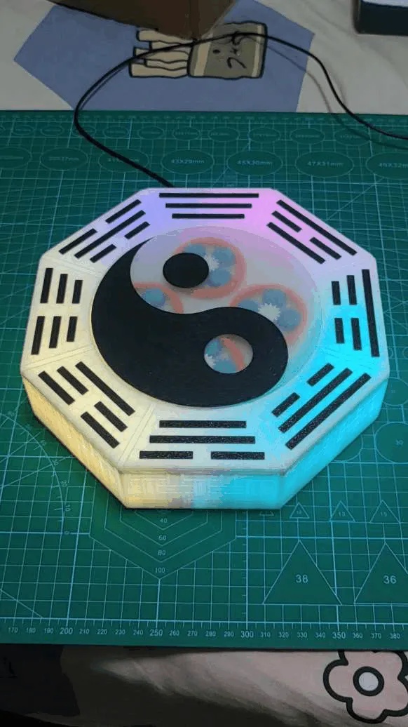 八卦旋转展示台-0