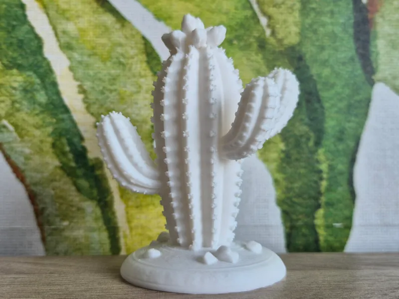 Scultura cactus decoro moderno elegante