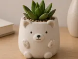 Cute Bear Mini Planter-0