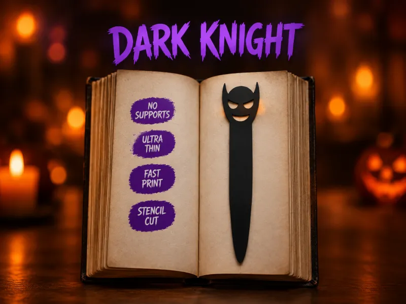Gothic Dark Knight Bookmark