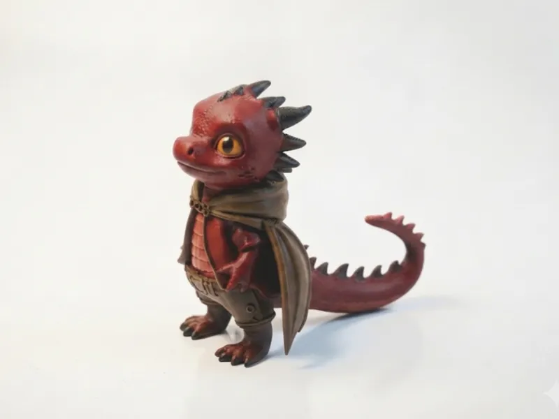 Dragon Figurine Fantasy Creature 3D Printable
