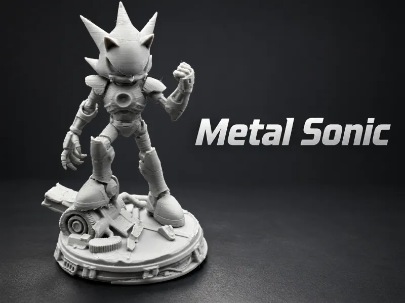 Metal Sonic Statue