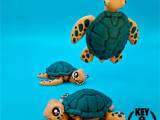 The turtle (flexi - keychain - magnet & mini!)-0