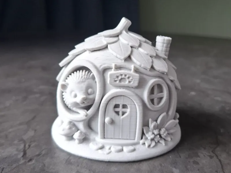 Hedgehog Fairy House