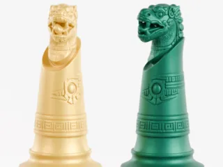Alfil ajedrez tematico Imperio Maya 3mf