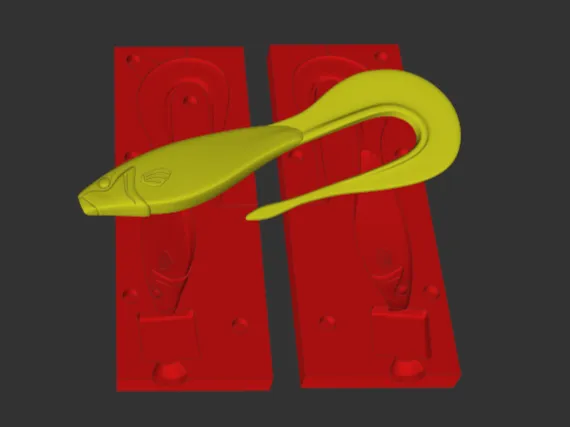Frapp Tricky Tail 160mm — Injection Mold