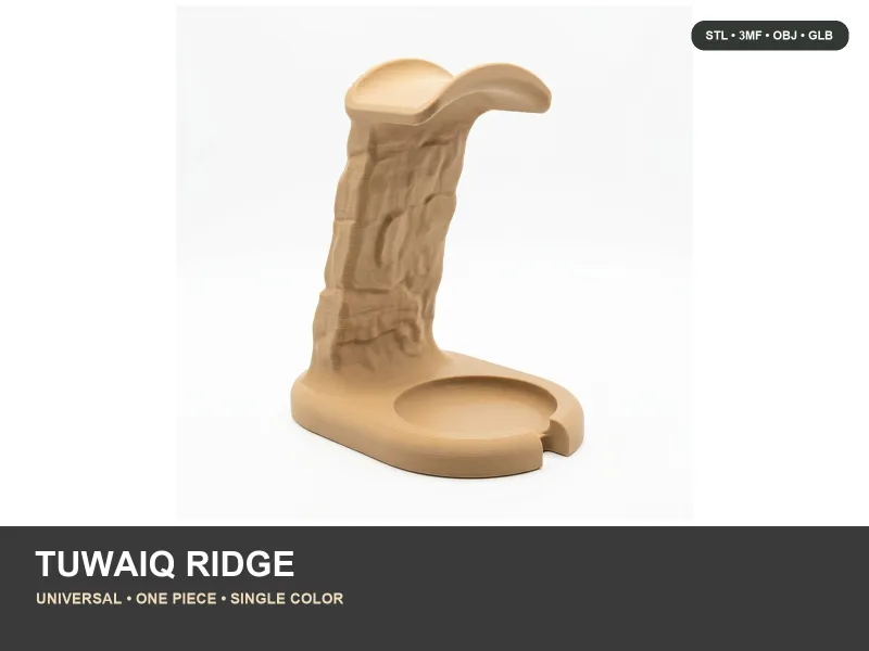 Soporte para auriculares y bandeja para cables Tuwaiq Ridge