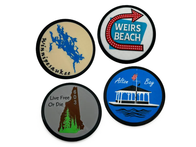 New Hampshire Themed Coasters