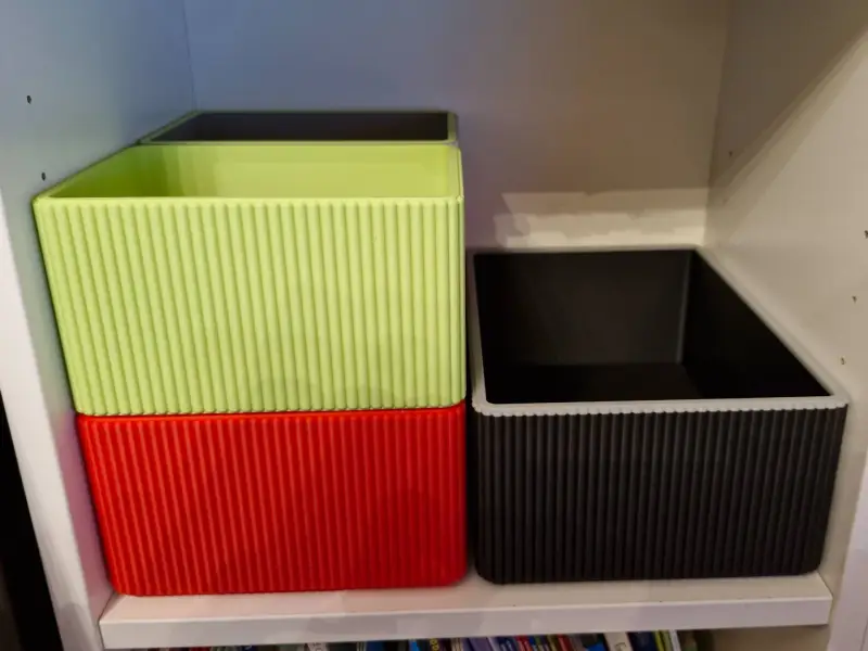Caixas de armazenamento empilháveis - compatíveis com a estante IKEA Billy