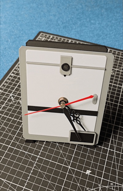 3D Printer Clock - printable without CFS-0