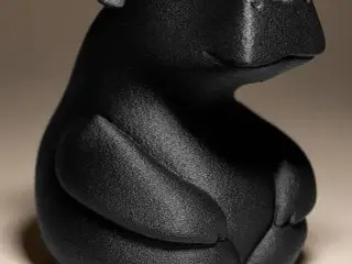 Hippo Figurine