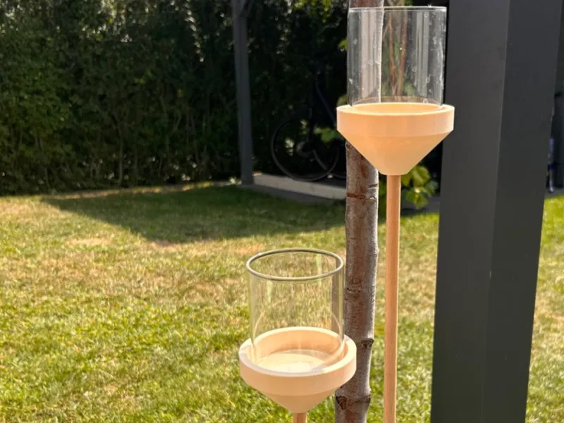 Windlicht, Teelicht Halterung