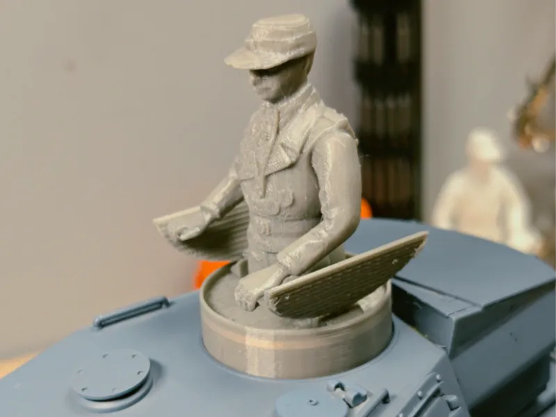Tanque RC Figura de Soldado del Tanque Panzer III Alemán