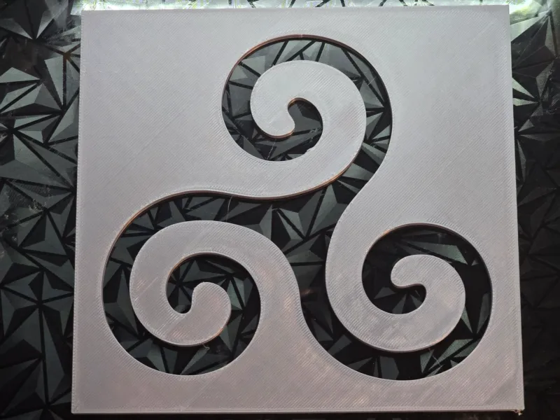 Triskelion / Triskele Schablone