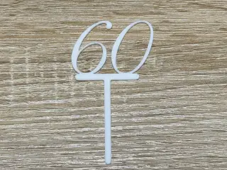 60 years old cake decorations