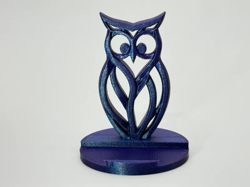 Suporte para Escultura Abstrata de Coruja
