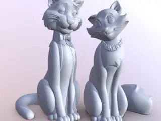 Duchess and Thomas - Aristocats