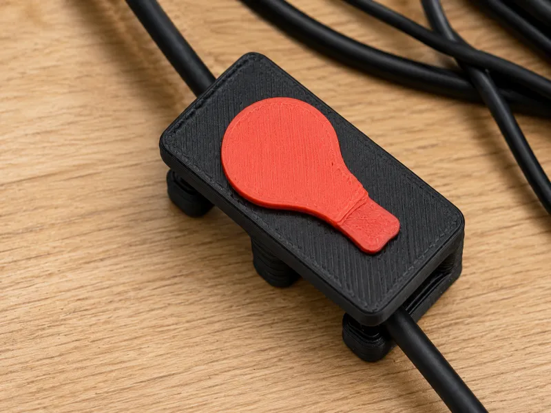 Light Cable Tag – Clip-On Cable Marker | 4 Sizes