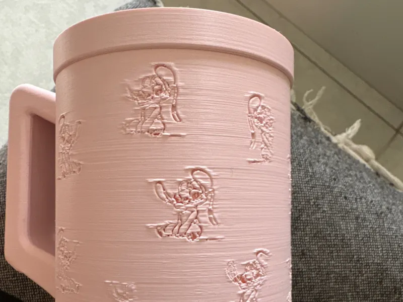 Cană personalizabilă Stitch cu design de înger