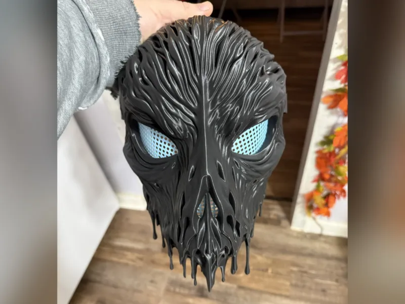 Maschera della Morte Gocciolante - Spaventosa con occhi che brillano al buio