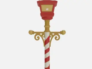 christmas street lamp