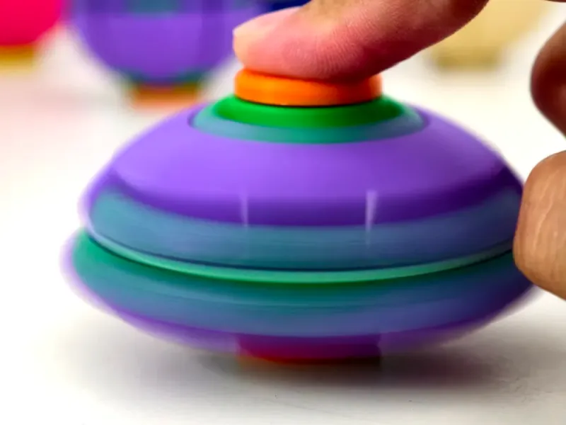 Press-to-Spin-Squishy Ball
