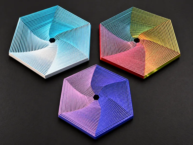 Fidget Twist Hexagone Flexible