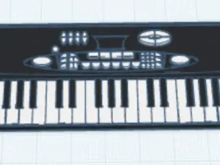Miniature Keyboard Decoration
