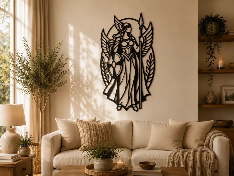 Valkyrie Warrior Wandkunst