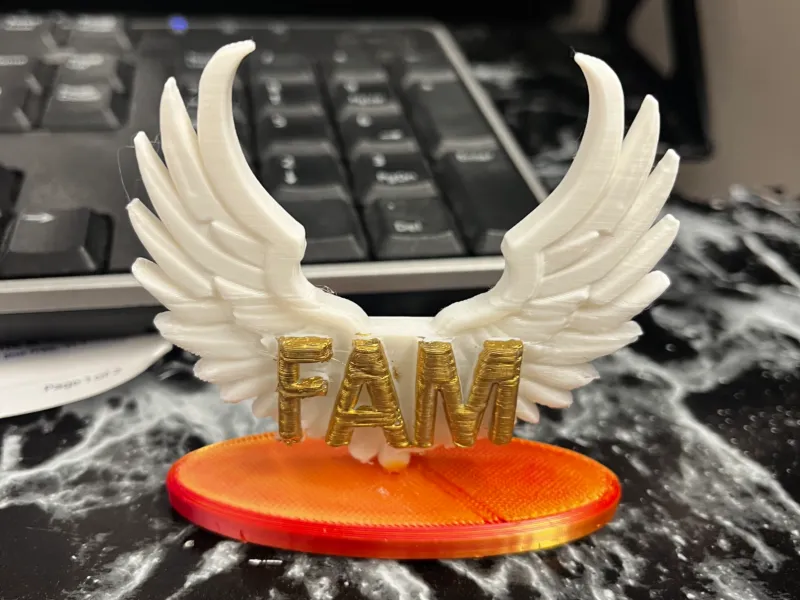 FAM wings Logo