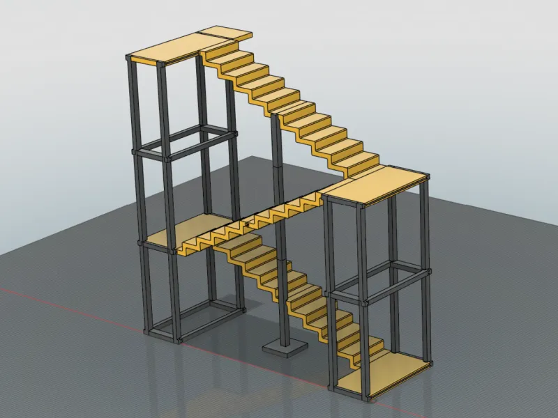Cat stairs modular expandable