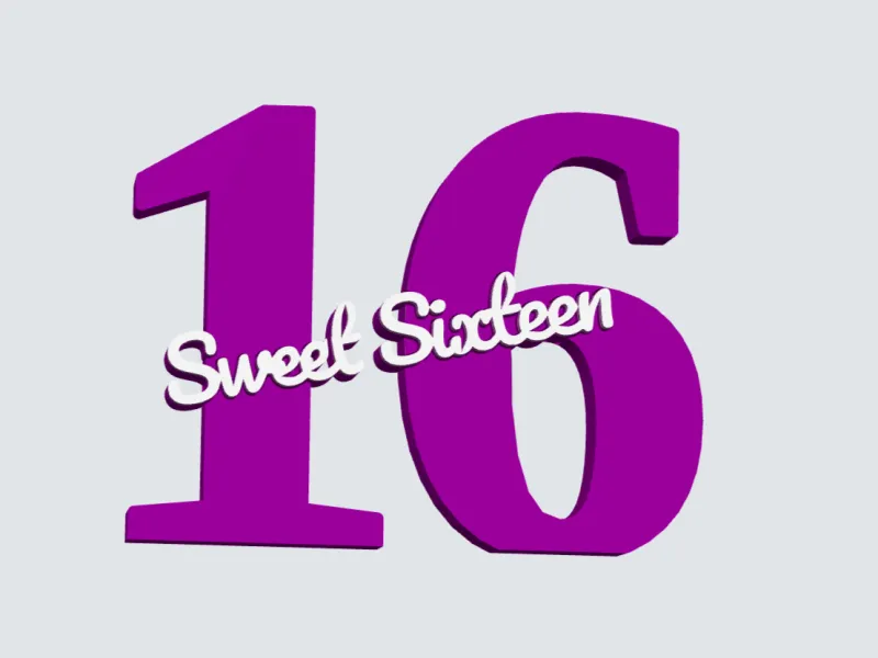 Sweet 16 Sign