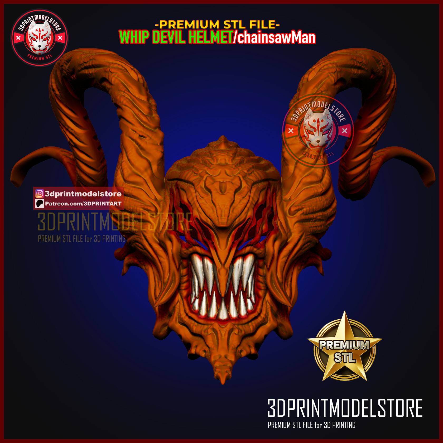 Whip Devil Chainsaw Man Helmet - Whip Hybrid Cosplay