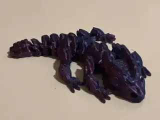 Little Grass Dragon Keychain 🐉 - Articulated